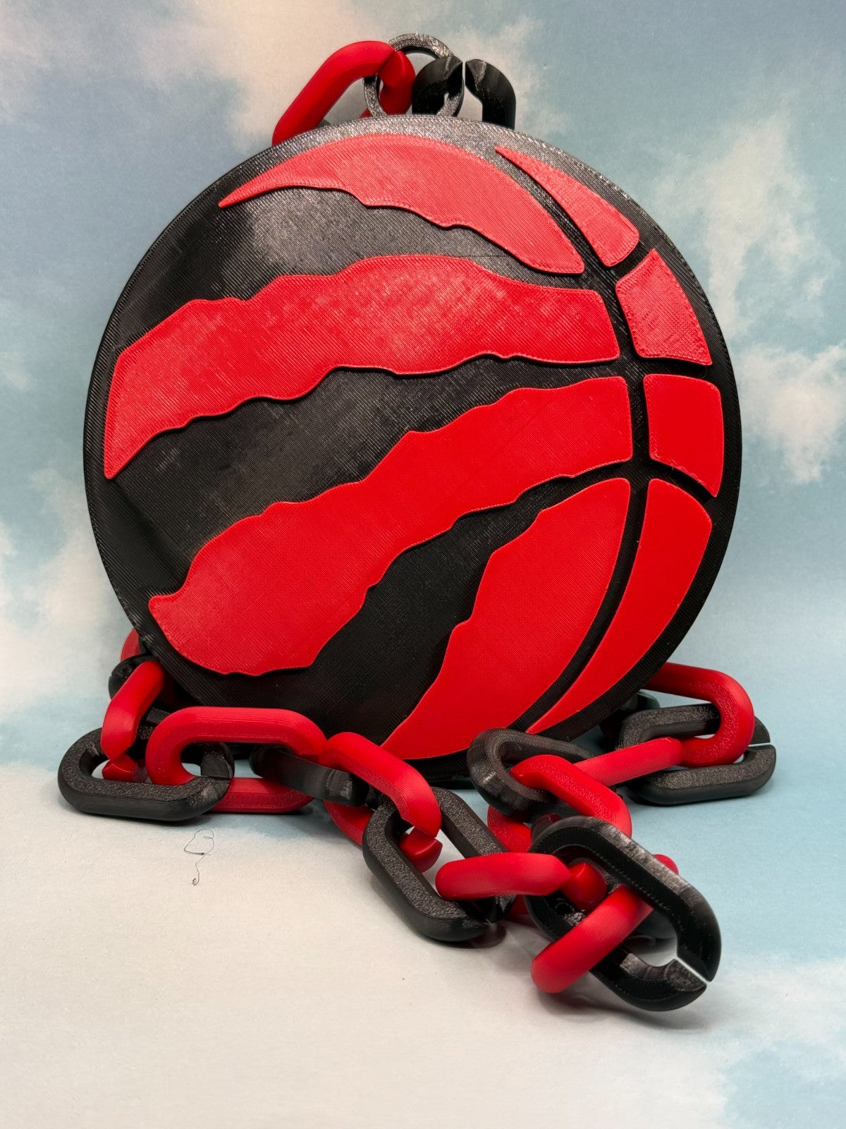 Toronto Raptors Oversized Fan Necklace, Pendant and Chain