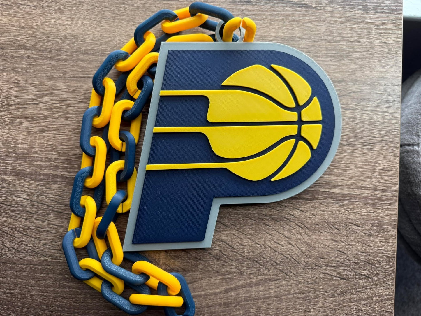 Indiana Pacers Oversized Necklace, Hype Chain [Made To Order]