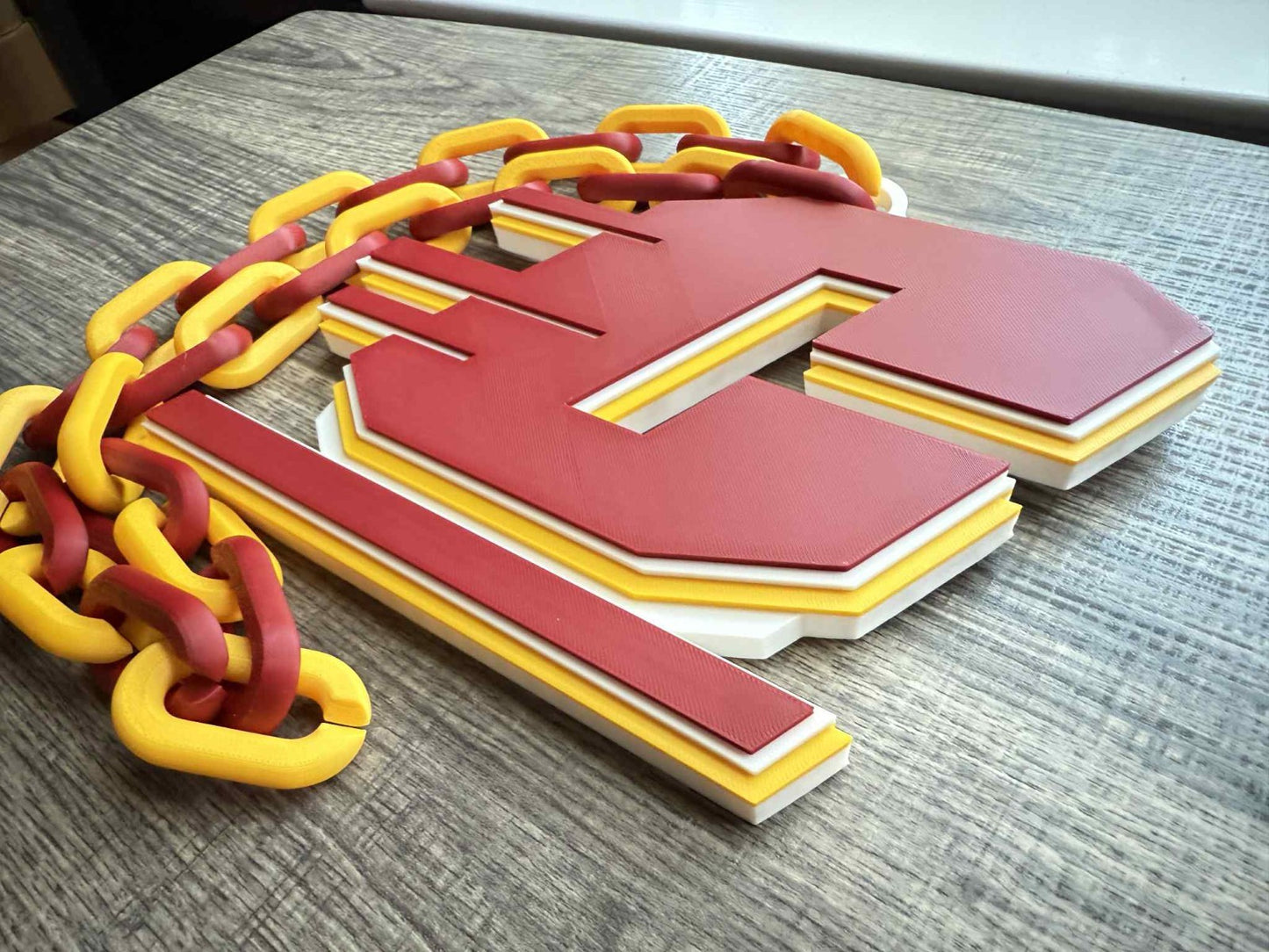 Central Michigan Chippewas Logo Oversized Necklace, Hype Chain [Made To Order]
