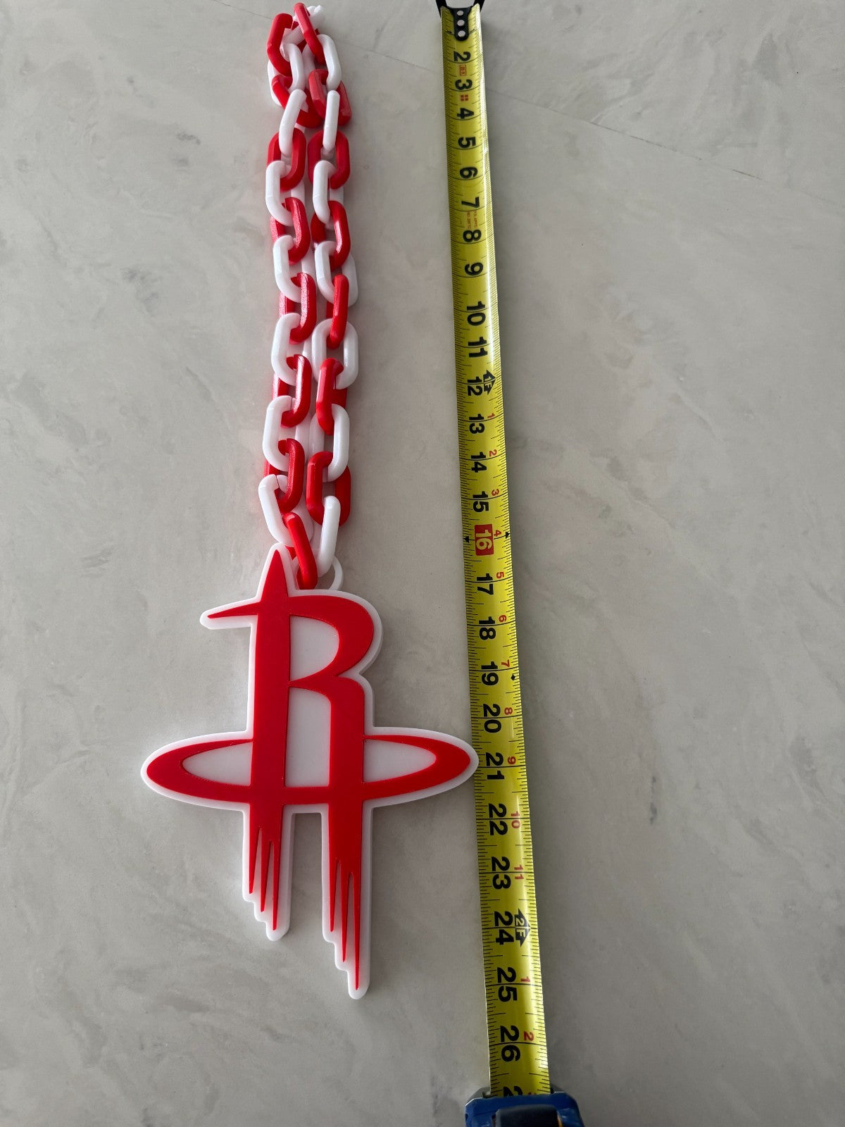 Houston Rockets Logo Oversized Necklace Pendant Handmade 3D Printed