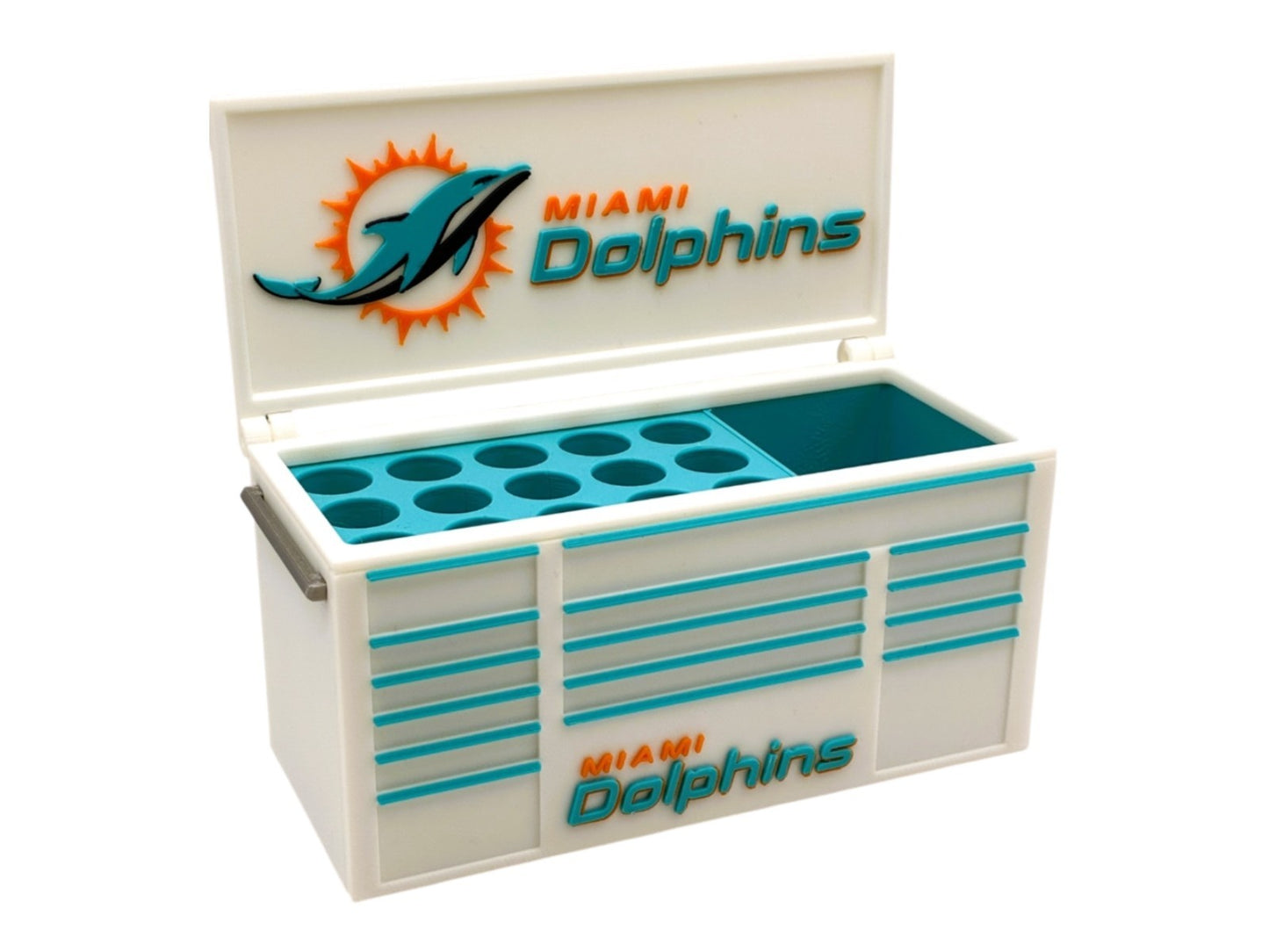 Sports Fan Inspired Mini Toolbox Pen Holder – Desk Organizer Gift
