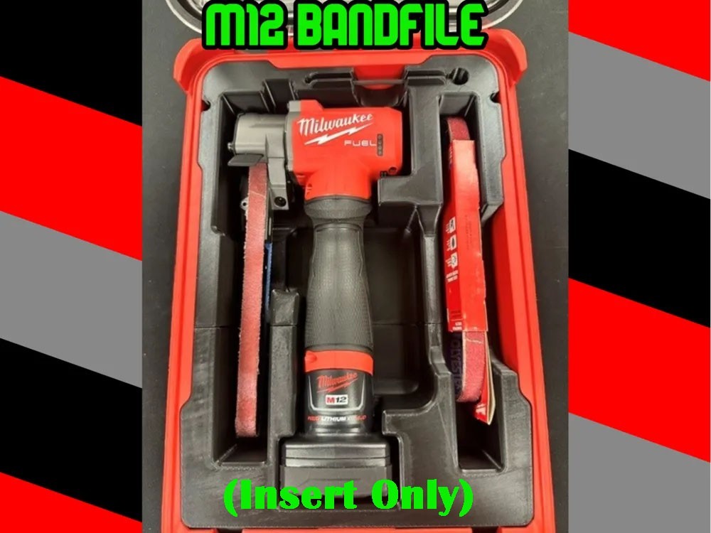 Milwaukee M12 FUEL Bandfile 2482-20 PACKOUT 48-22-8435 Insert Only