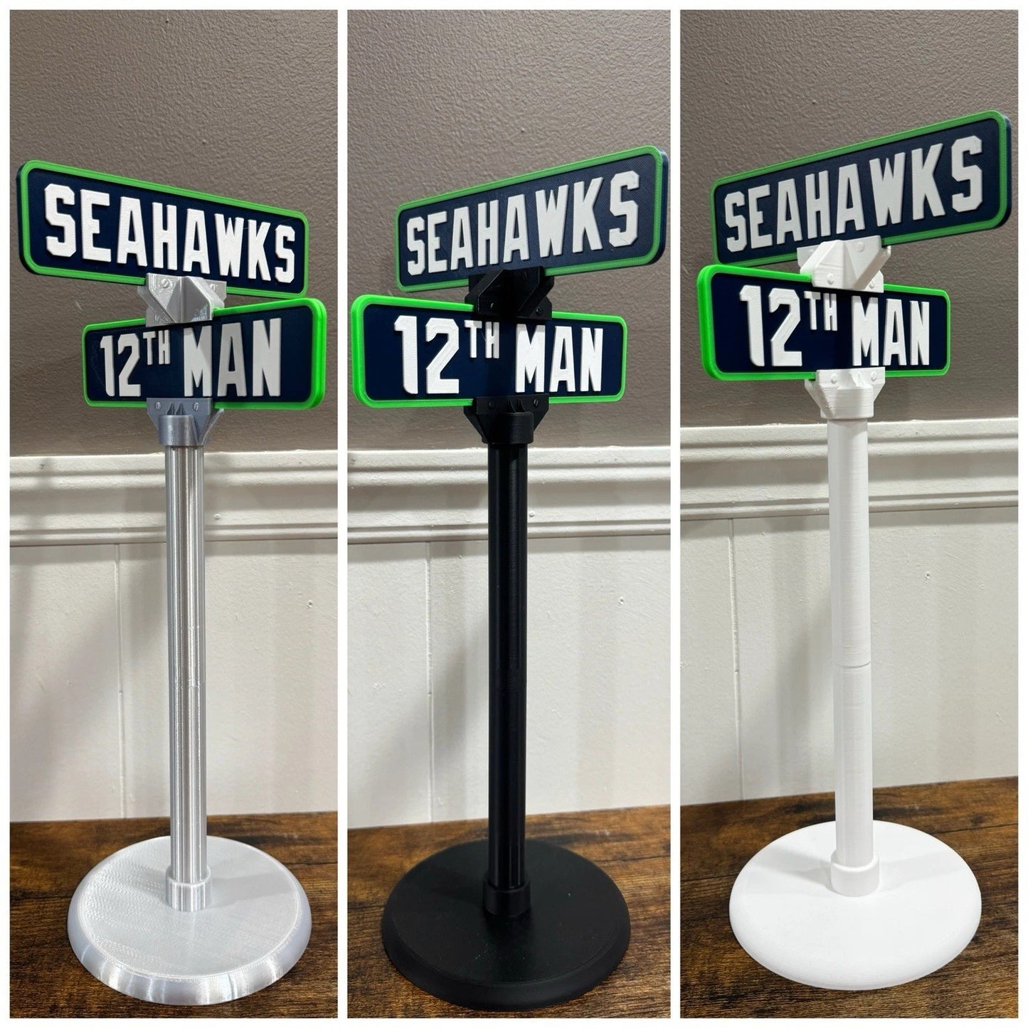 NFL Teams Football Street Signs 15” Man Cave Office Desk Garage decor Gifts