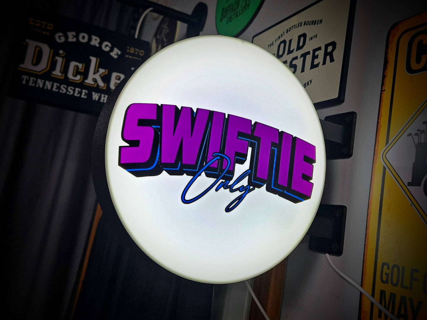 SWIFTIE Only 12 Inch Light Box LED Sign 3D Printed Wall Decor Man Cave Garage