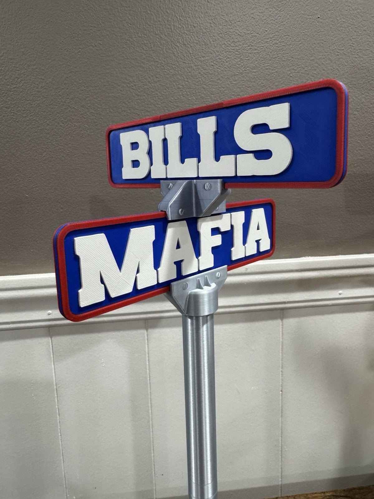 Buffalo Bills Mafia Street Sign Man Cave Memorabilia Office Desk Decor Fan Gift