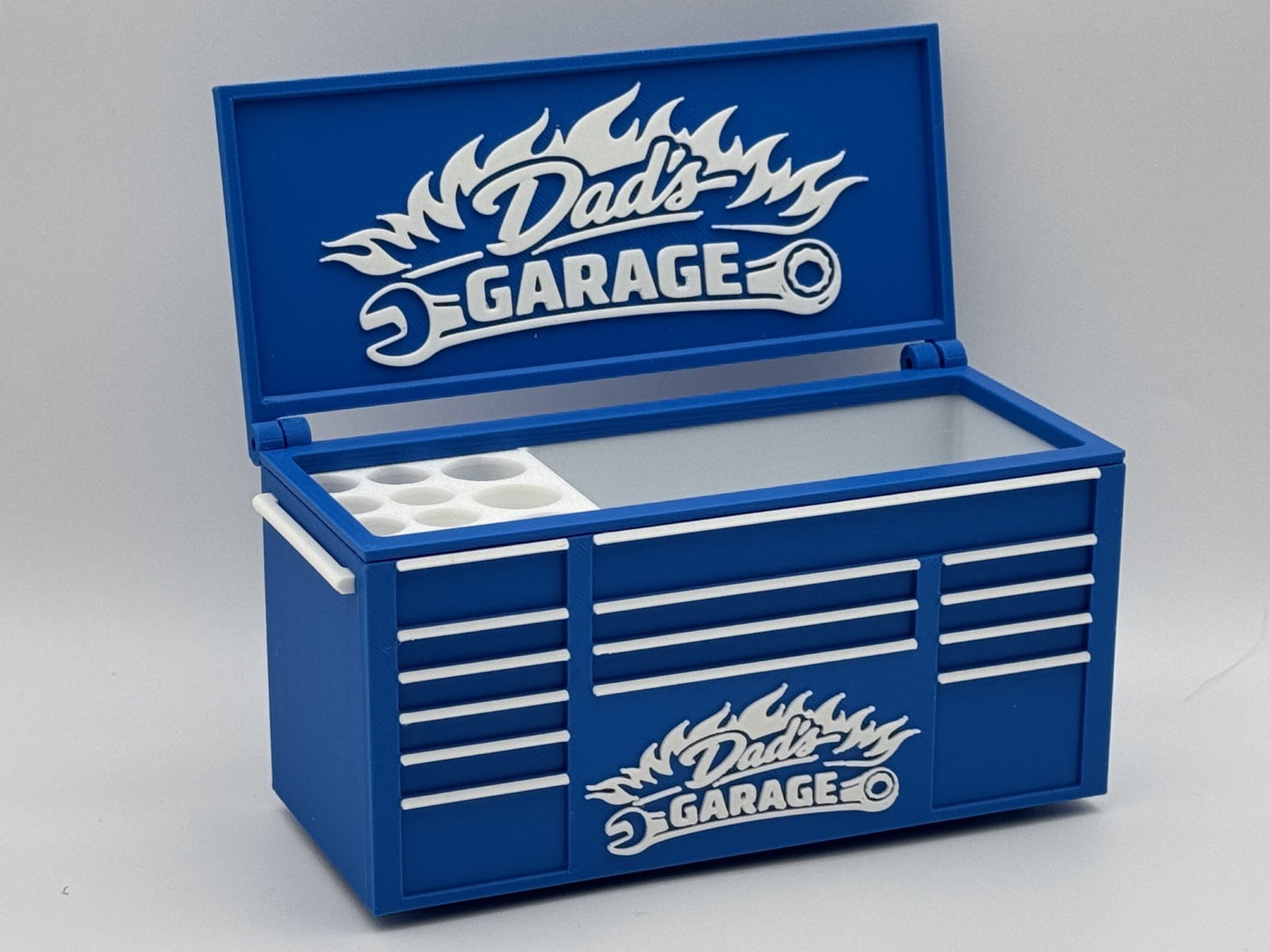 Toolbox Desk Organizer Dad's Garage | Father's Day Gift | Pen Holder
