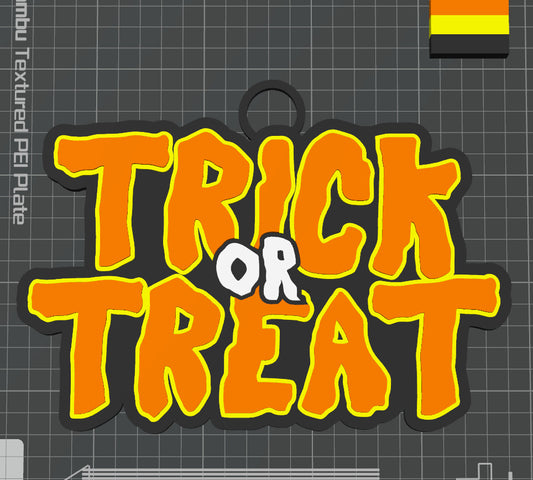 Halloween Trick or Treat 3D printed Hype Chain with 26 Links Per Chain