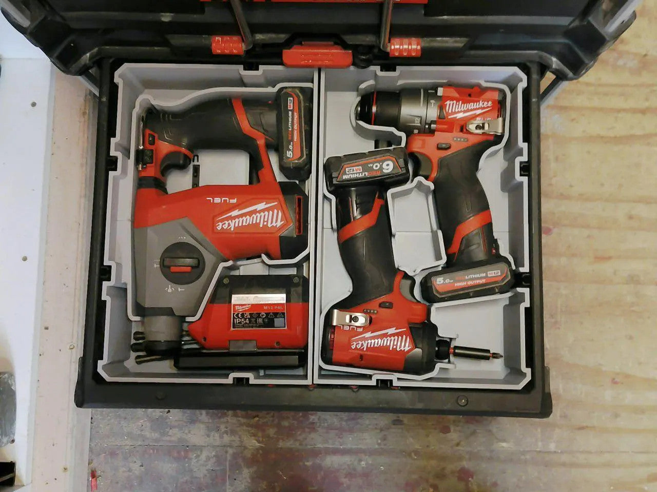 Custom Right Side Insert Only No Tools. Packout Drawer Insert Drill And Impact 3