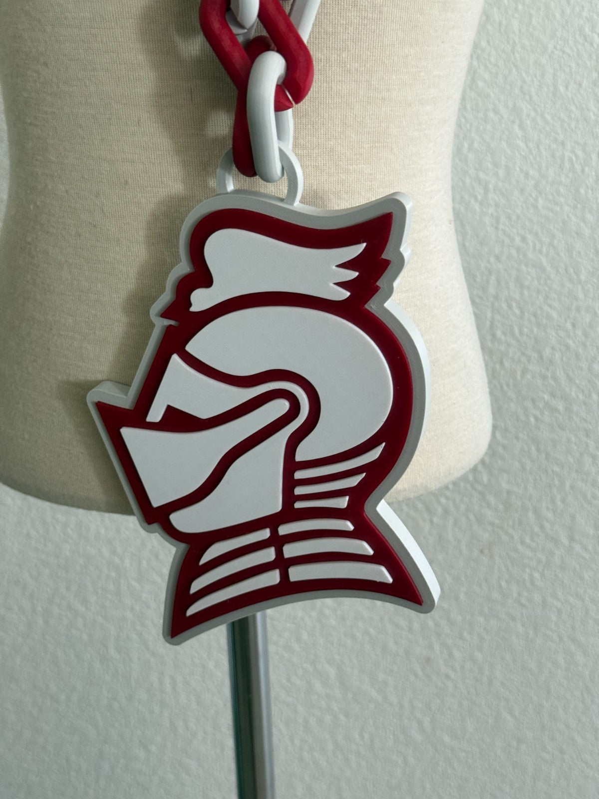 Bellarmine Knights Oversized Fan Logo Necklace, Hype Chain