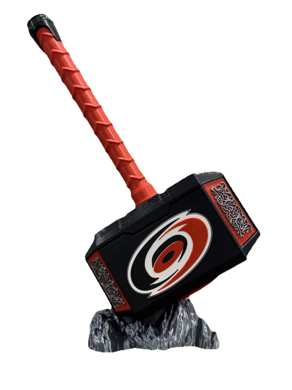 Carolina Hurricanes 13” Thor Hammer & Rock NHL  Hockey Unique Fan Gifts Man Cave