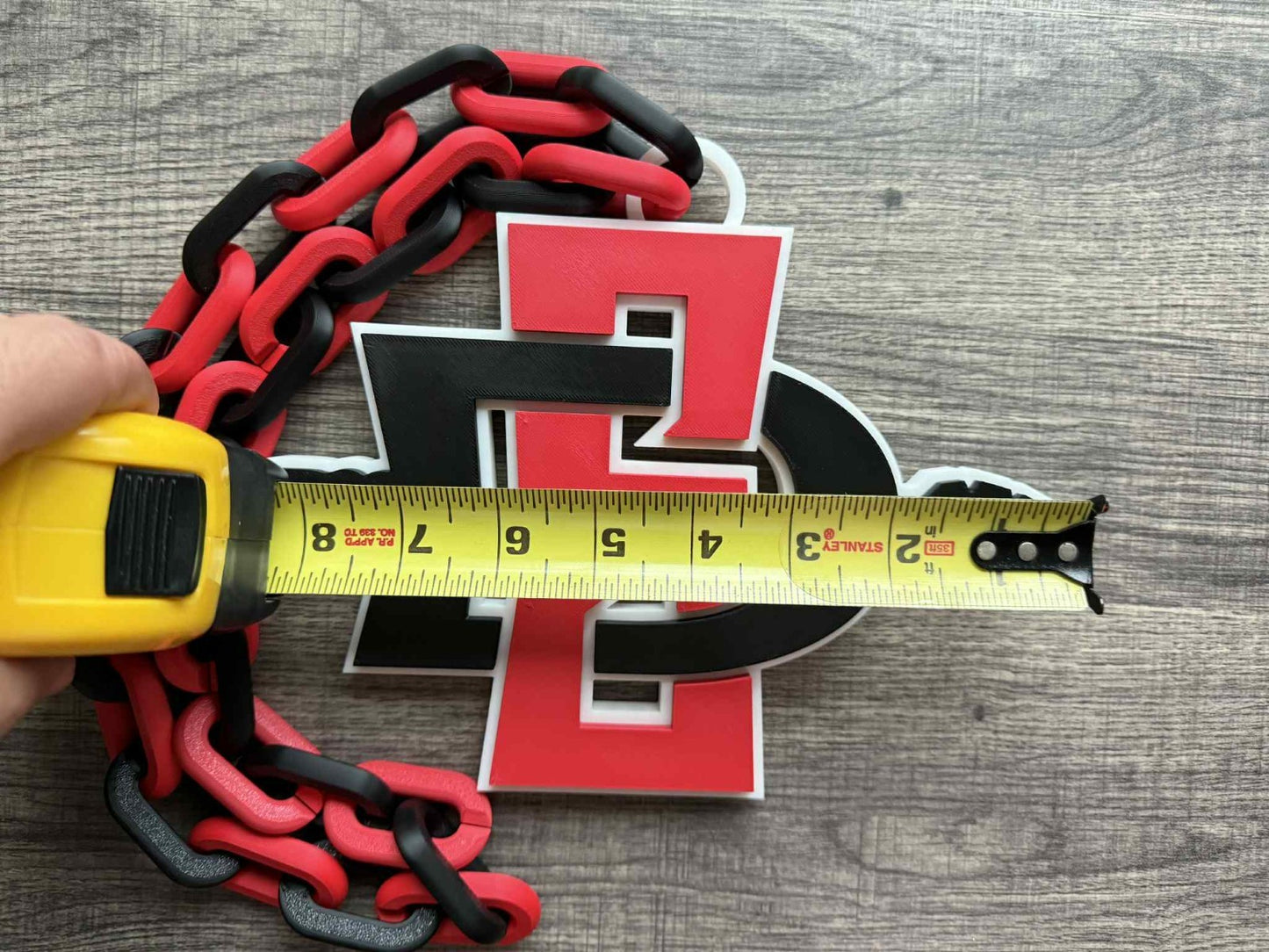 San Diego State Aztecs Logo Oversized Necklace, Hype Chain [Made To Order]