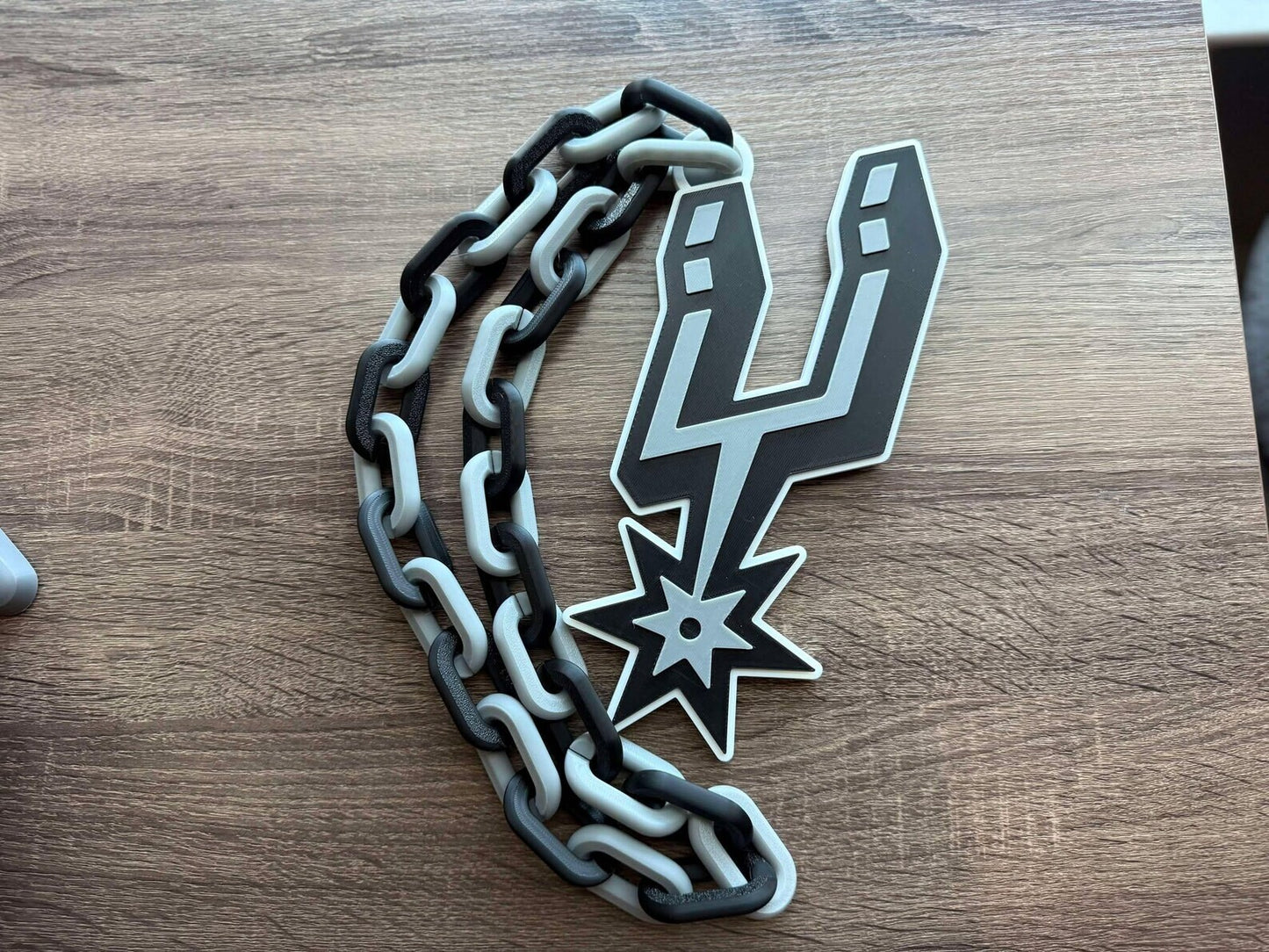 San Antonio Spurs 3D Printed Sports Chain, Necklace