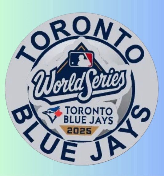 Toronto Blue Jays 2025 World Series Spinner Medallion with 42” Chain 3D Printed