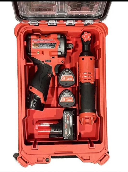 Milwaukee Compatable  M12 GEN 2 Impact Wrench & Ratchet Organizing Insert