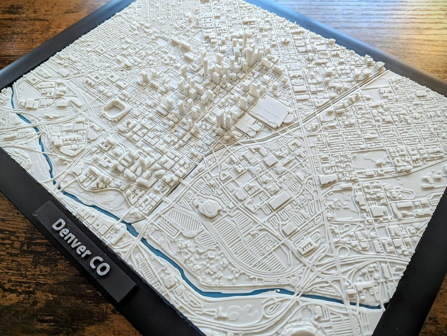 Denver Colorado USA 3D City Map