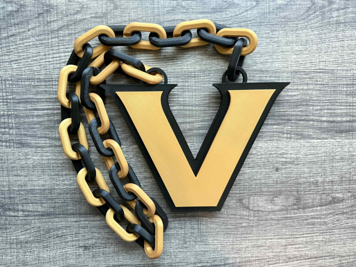 Vanderbilt Commodores Oversized Necklace, Hype Chain [Made To Order]