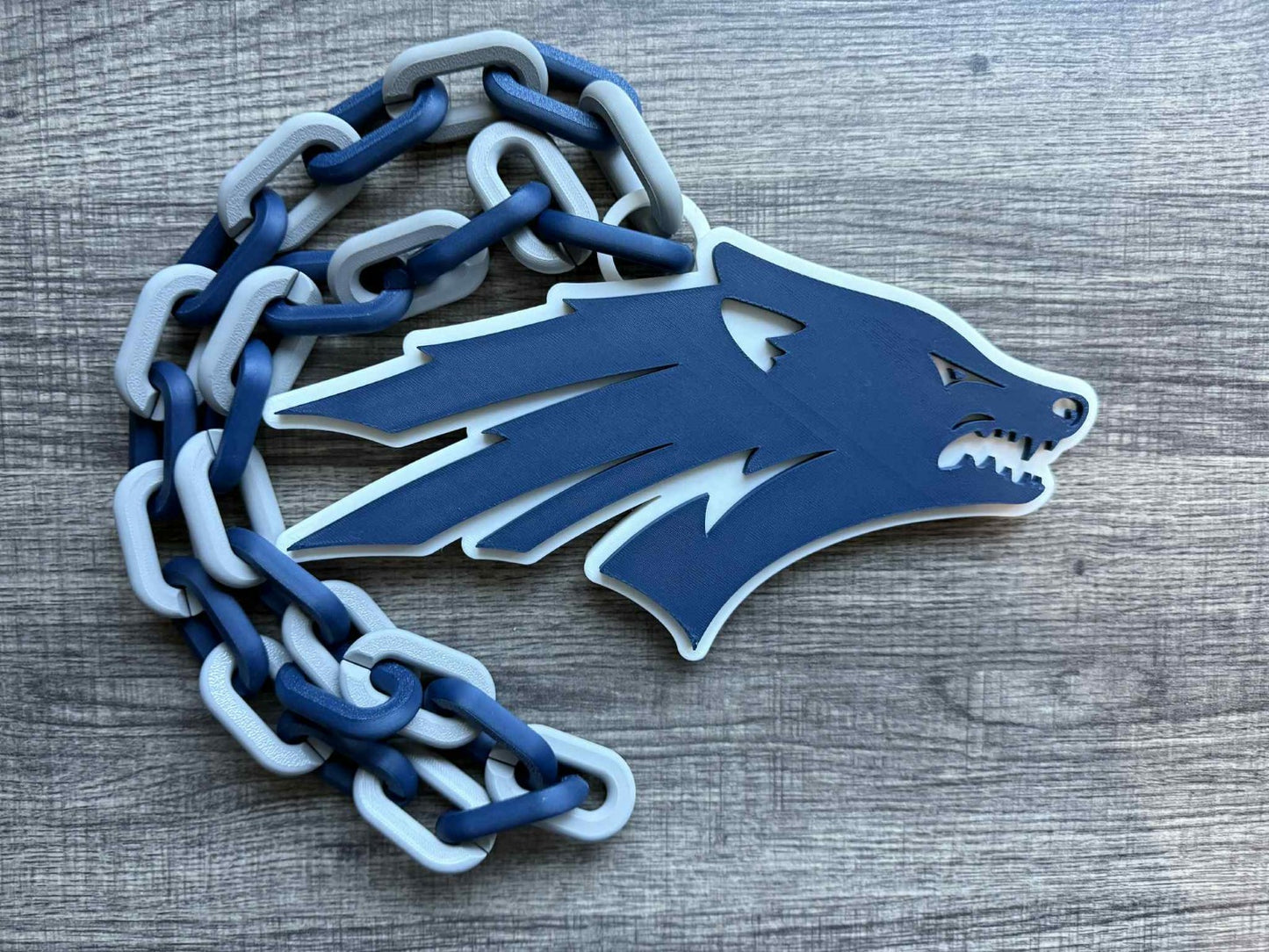 Nevada Wolf Pack Over-Sized Necklace Logo Pendant Hype Chain