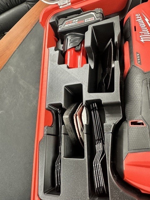 Fits Milwaukee M12 2526-20 Oscillating Multi-Tool PACKOUT Insert (Insert Only)