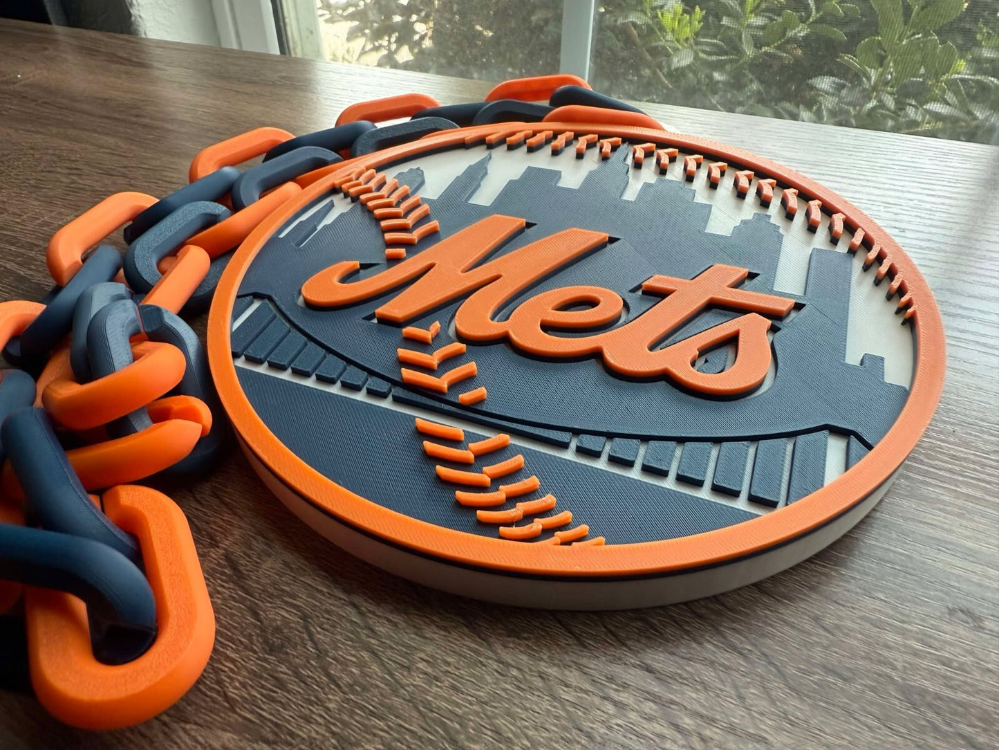 New York Mets V2 3D Printed Sports Chain, Necklace [Made to Order]