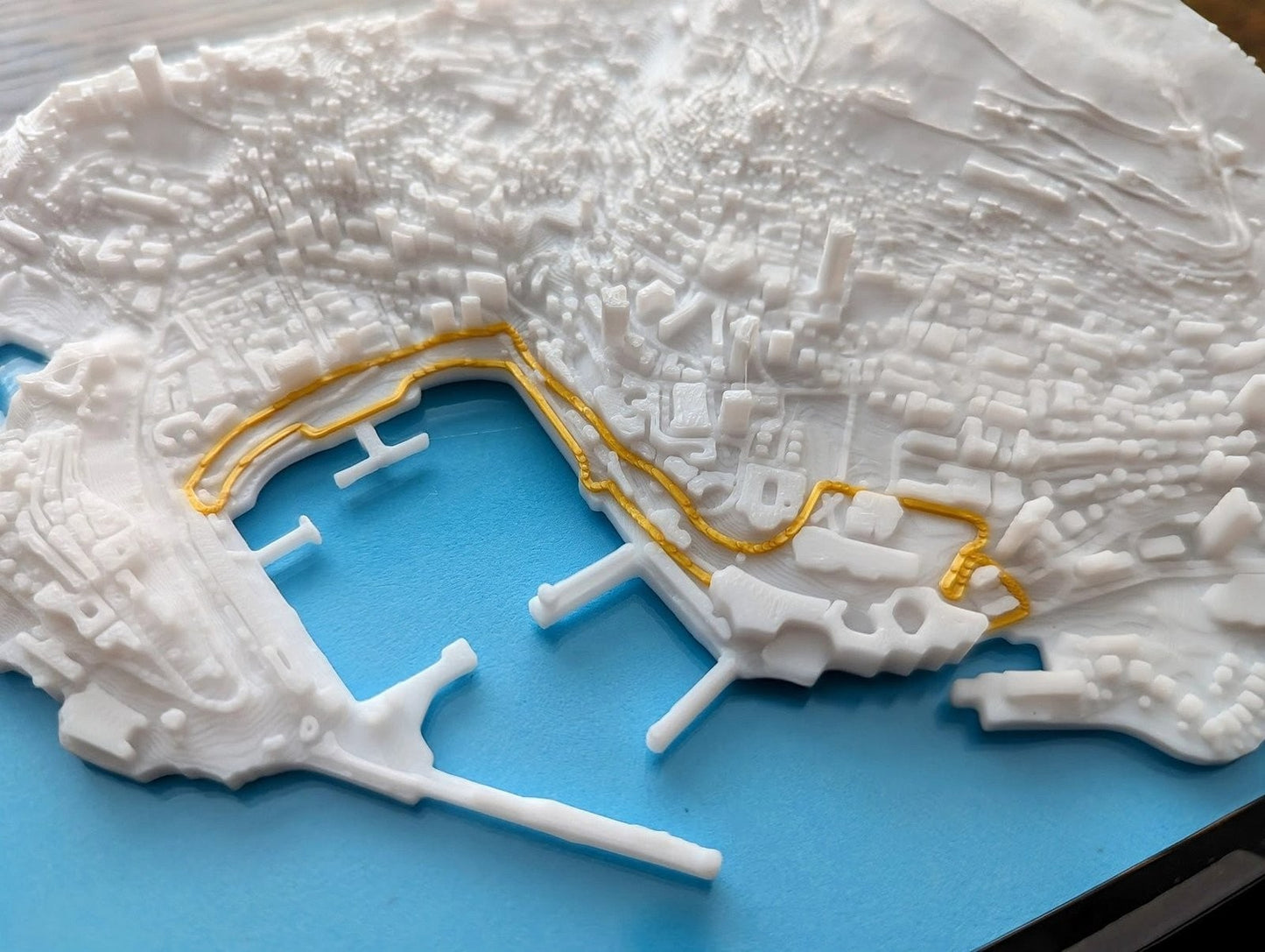 Monaco F1 Racing Circuit 3D Map