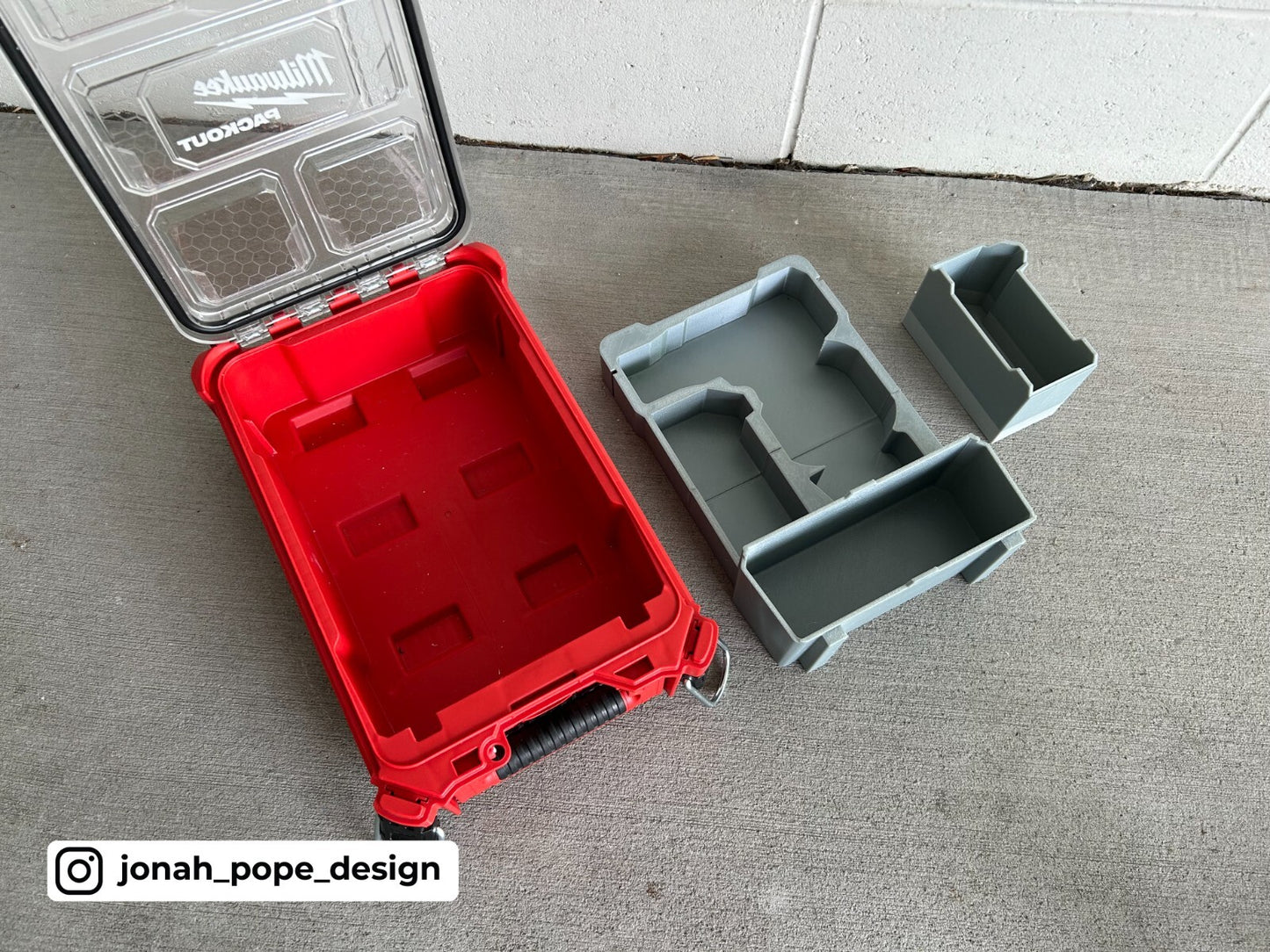 Milwaukee Packout Insert for M18 Heat Gun | Jonah Pope Design  (Insert Only)