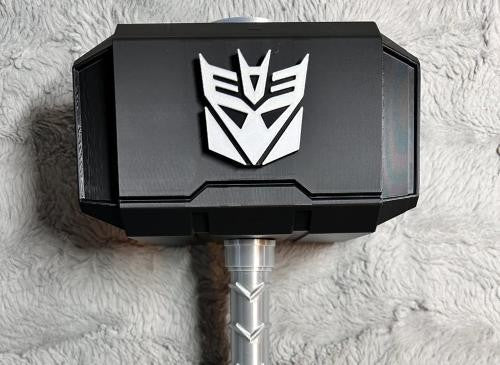 Decepticon Mjolnir Thor's Hammer Halloween Decoration