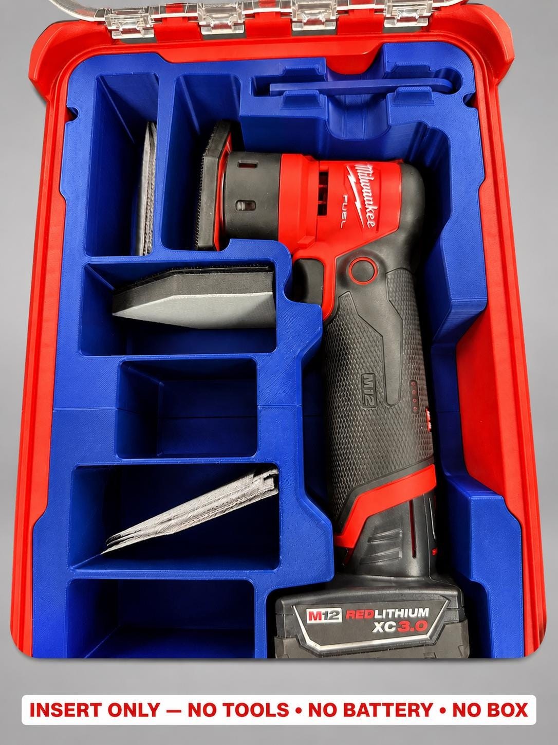 Milwaukee Packout Insert for M12 FUEL 12V Brushless Orbital Detail Sander