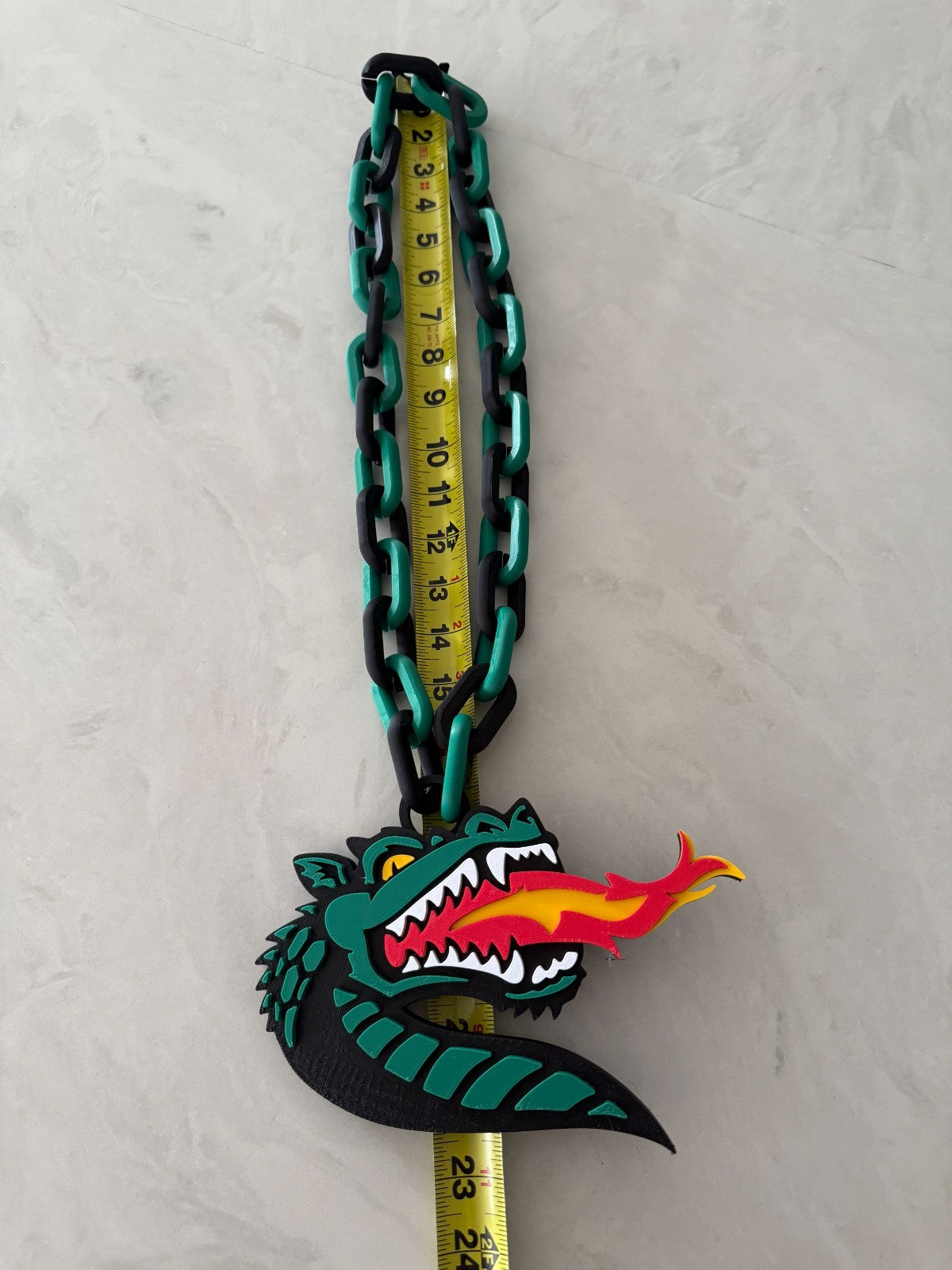 UAB Blazers Logo Necklace Turnover Chain HandMade 3D Printed