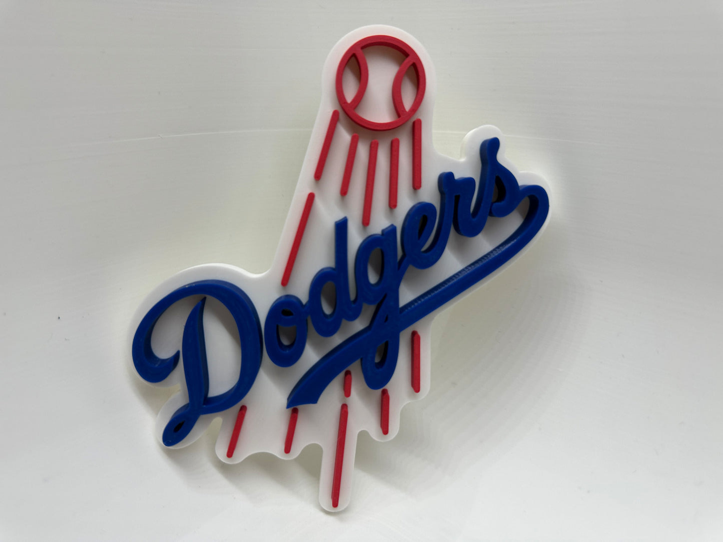 Los Angeles Dodgers Logo 2012 3D Printed Logo Wall Sign