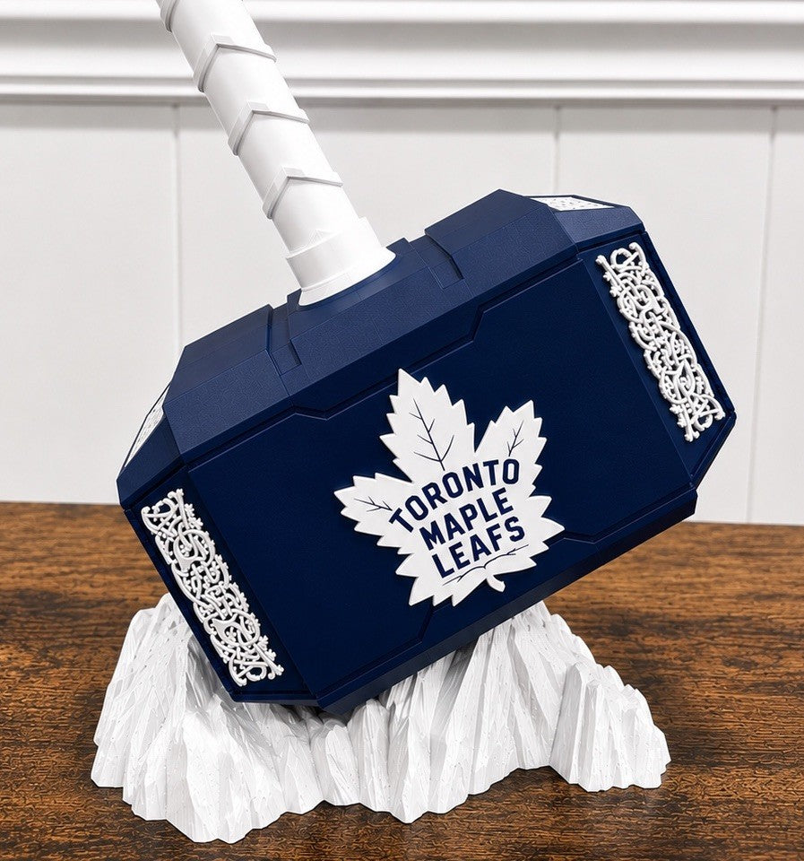 Toronto Maple Leafs 13” Thor Hammer NHL Hockey Fan Gifts Man Cave Office