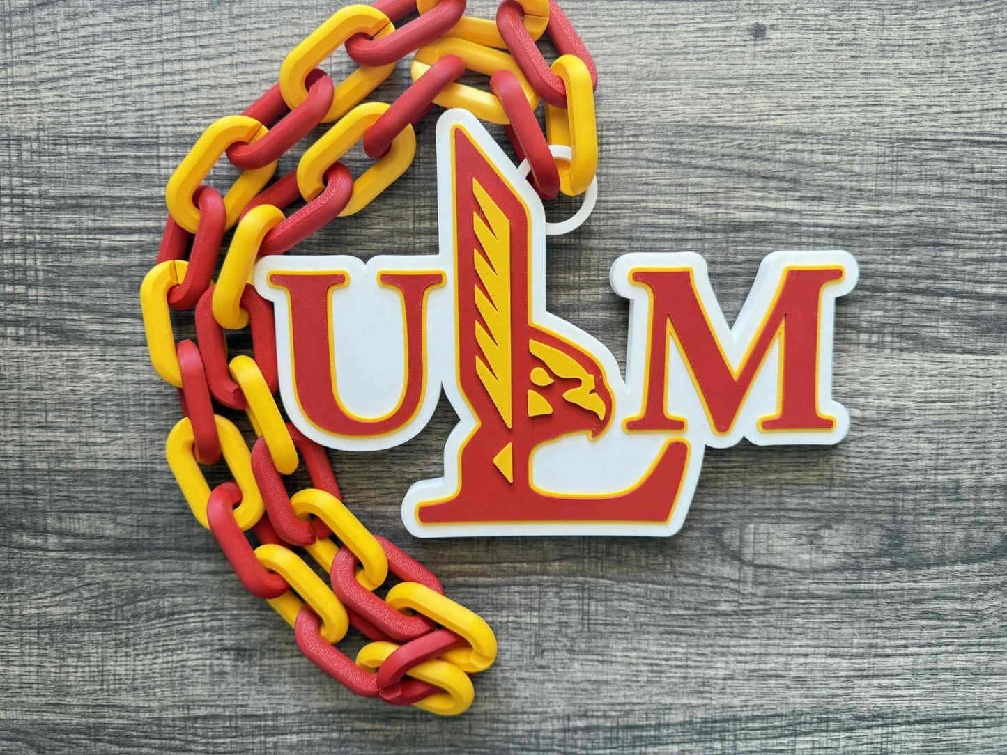 UL Monroe Warhawks Oversized Necklace, Hype Chain