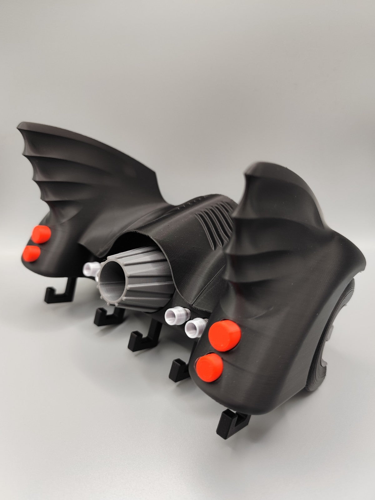 Batwing Wall Key Holder | Gothic Key Organizer | Modern Black Wall Hook | 3D Pri