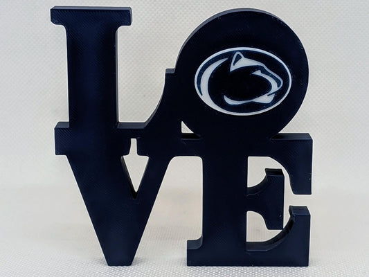 Penn State University Nittany Lions Love Park Sign 3D Printed Wall Sign