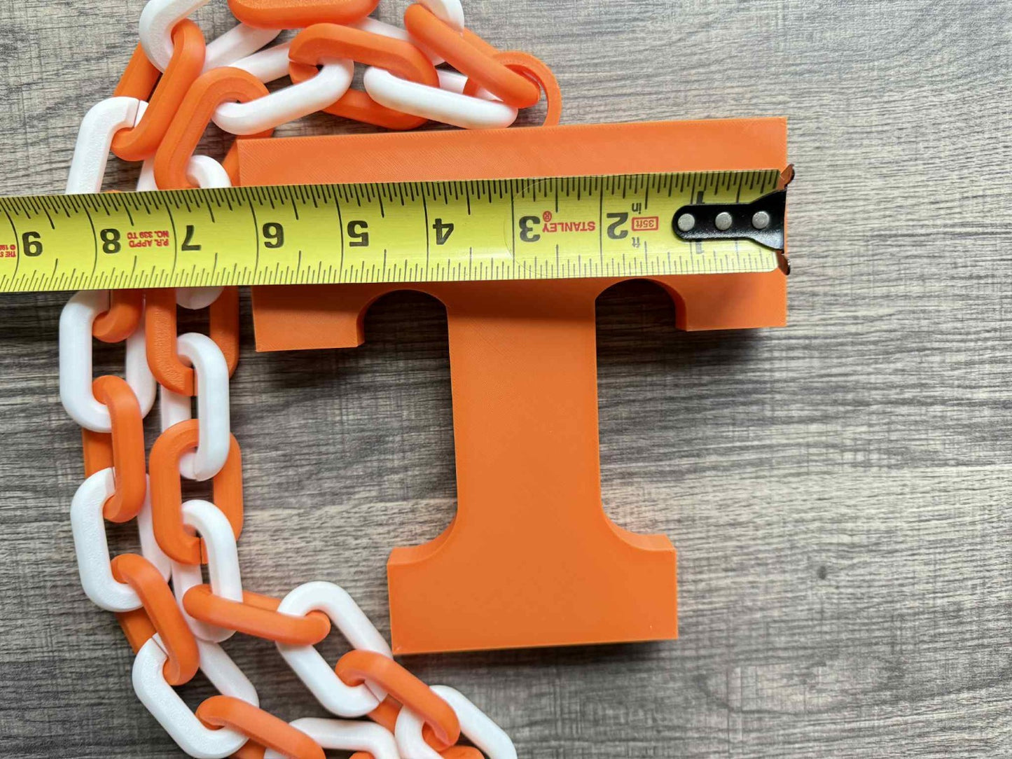 Tennessee Volunteers Logo Oversized Necklace, Hype Chain