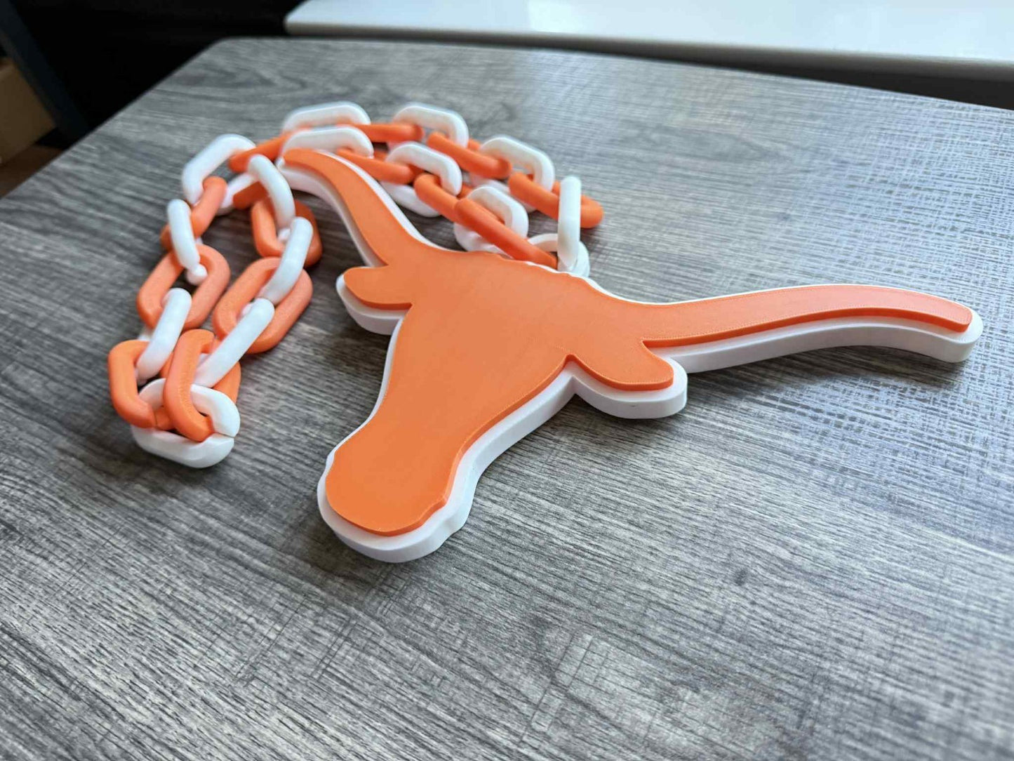 Texas Longhorns Oversized Necklace, Hype Chain [Made To Order]
