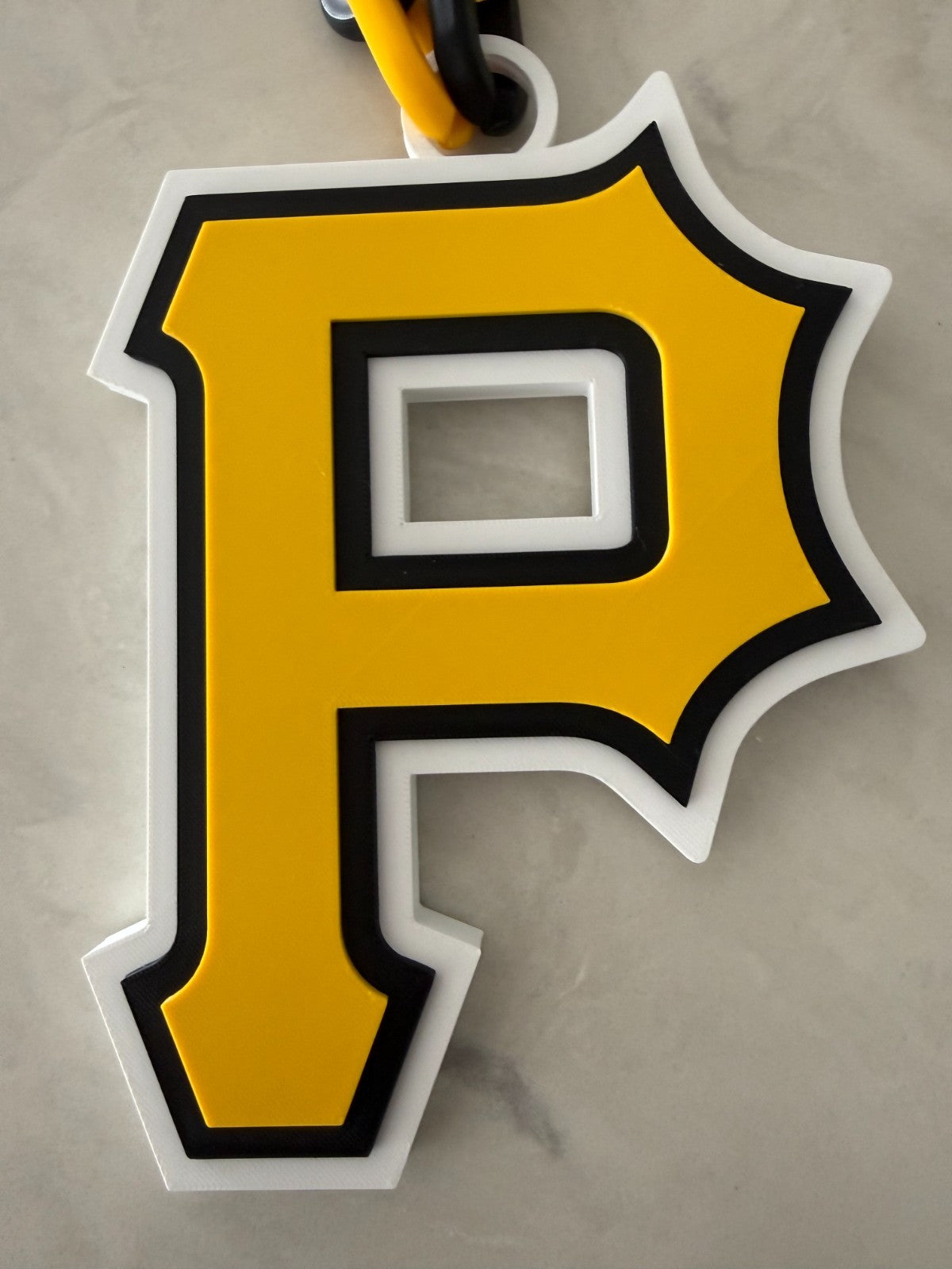 Pittsburgh Pirates Oversized Necklace Pendant Handmade 3D Printed