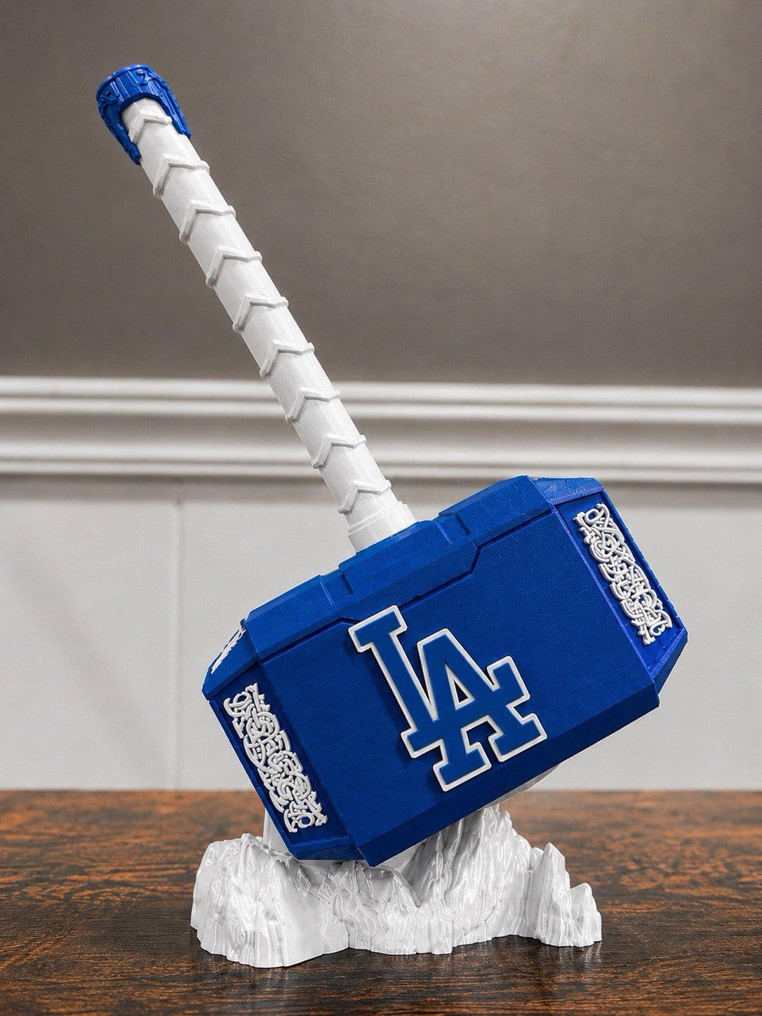 Los Angeles LA Dodgers 13” Thor Hammer MLB INSPIRED Unique Fan Gifts Man Cave