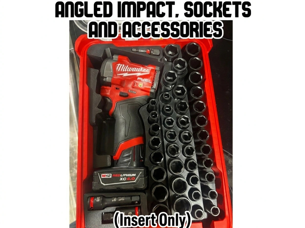 Fits Milwaukee 2562-20 Impact & 49-66-7009 Socket PACKOUT Insert (Insert Only)