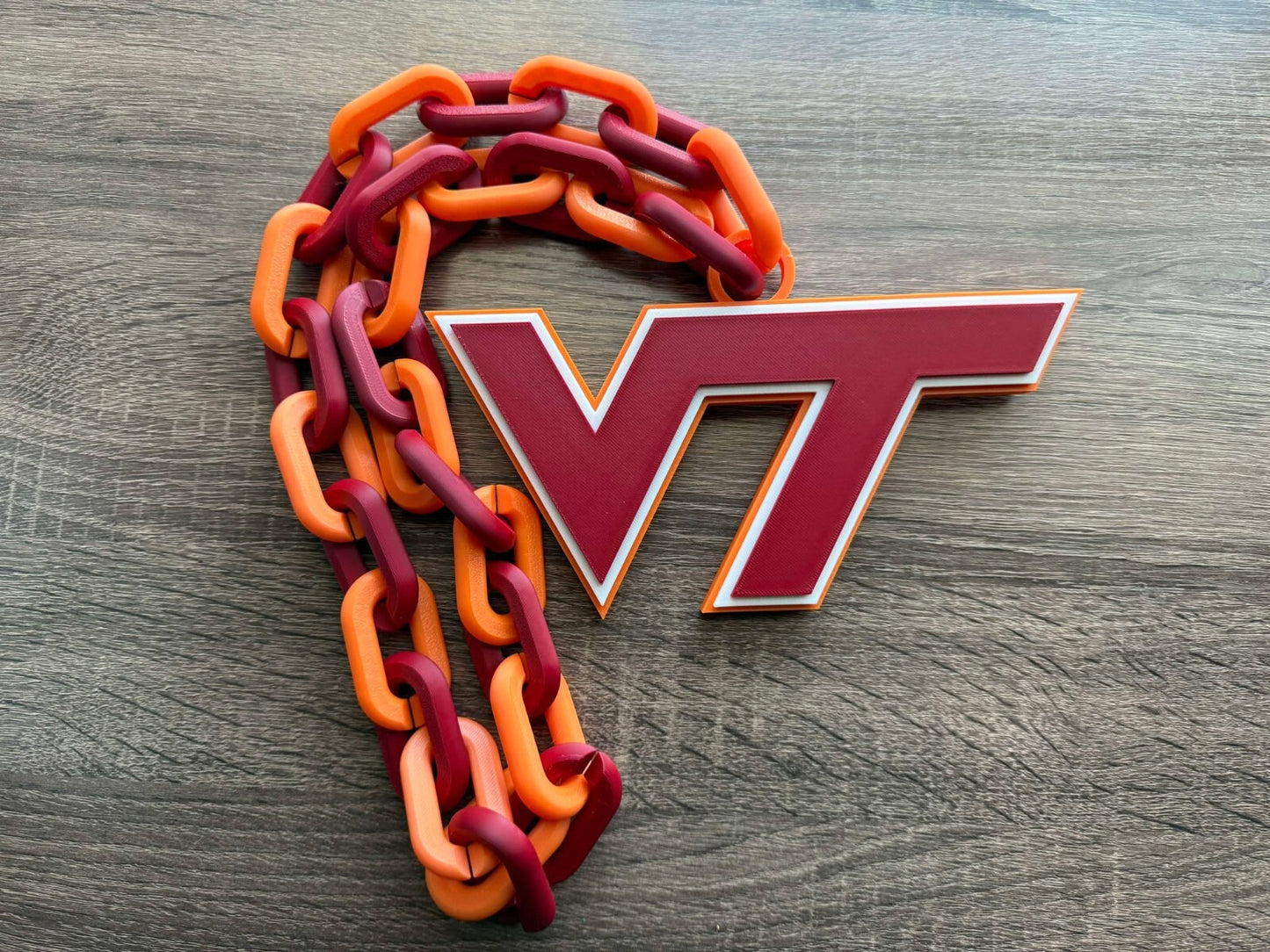 Virginia Tech Hokies Oversized Necklace, Pendant