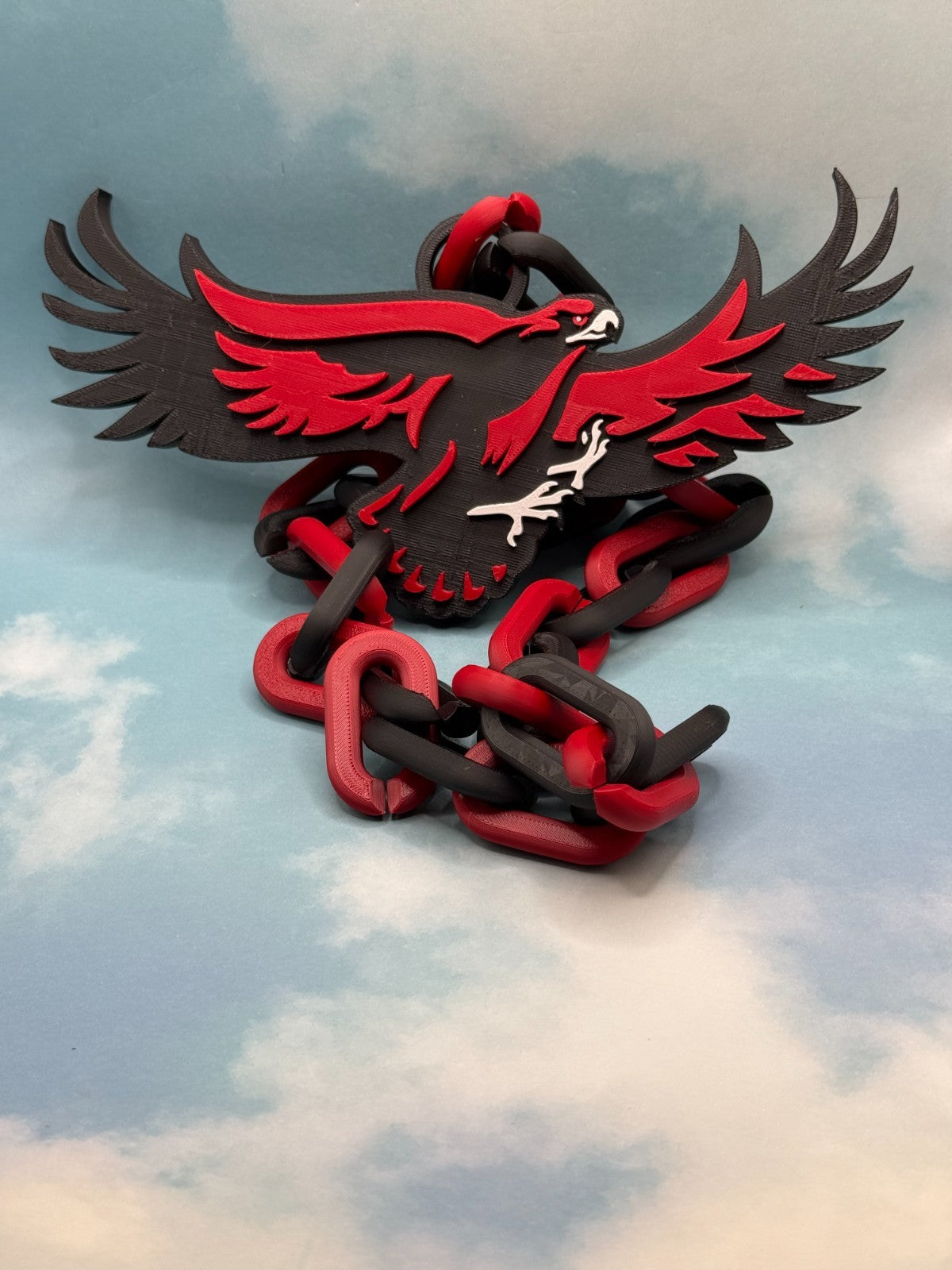 Saint Joseph's Hawks Oversized Necklace Turnover Hype Chain HandMade 3D Printed