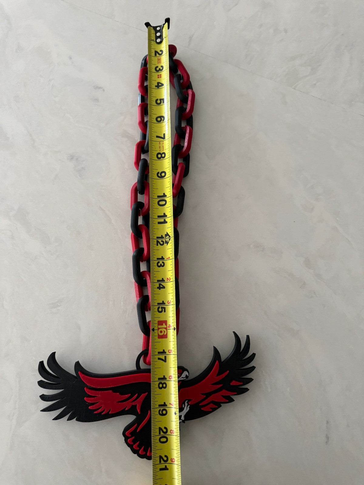 Saint Joseph's Hawks Oversized Necklace Turnover Hype Chain HandMade 3D Printed