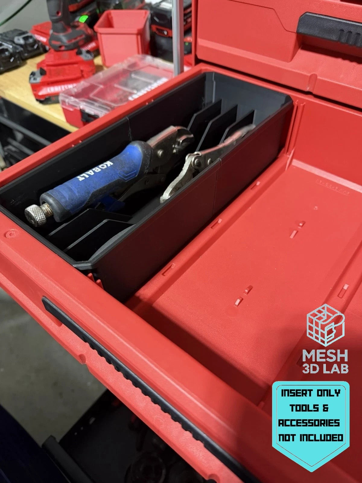 Universal Pliers Organizer Insert for PACKOUT 3-Drawer (Insert Only)