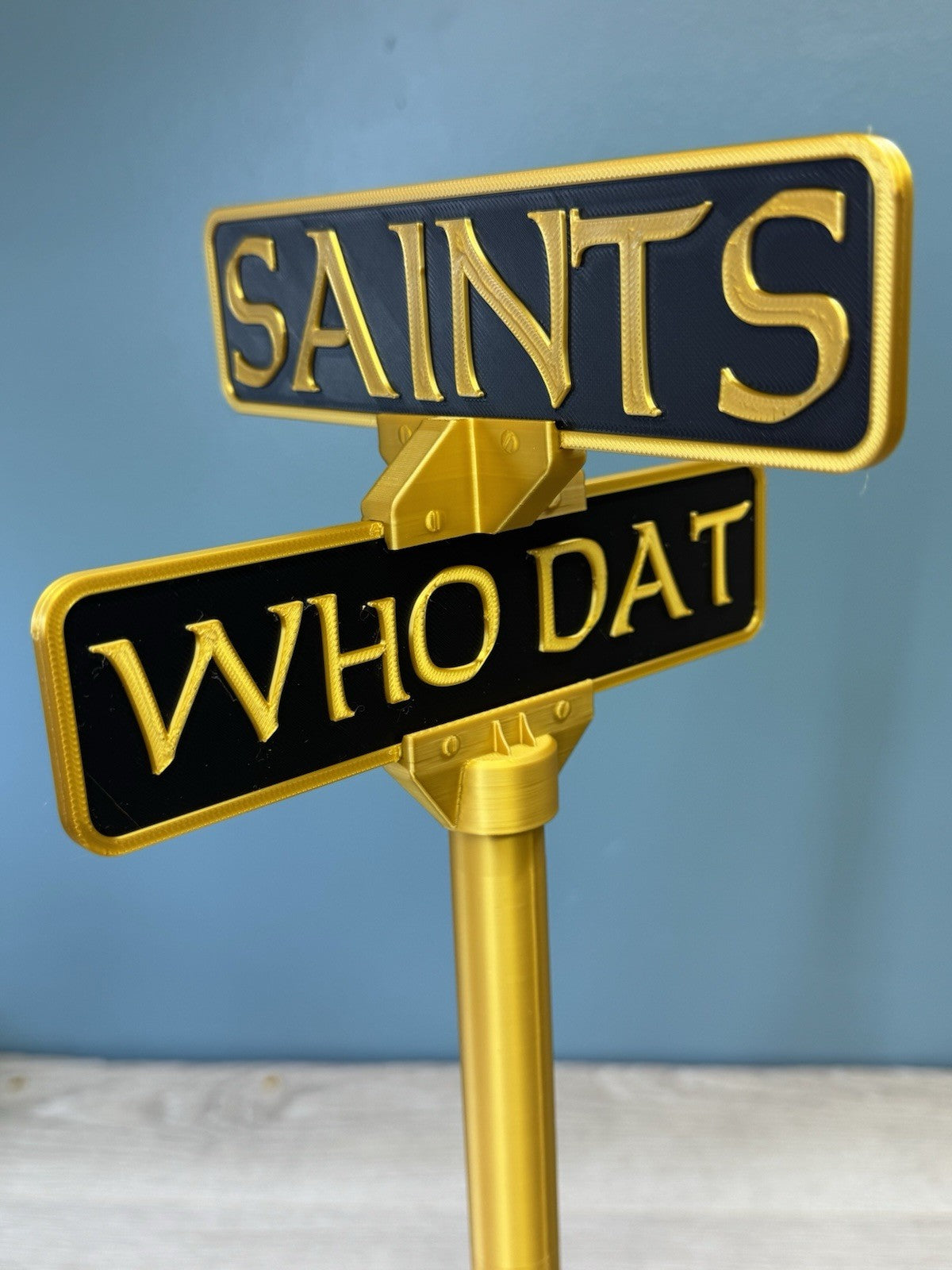 New Orleans Saints Street Sign Man Cave Memorabilia Office Desk Decor Fan Gift