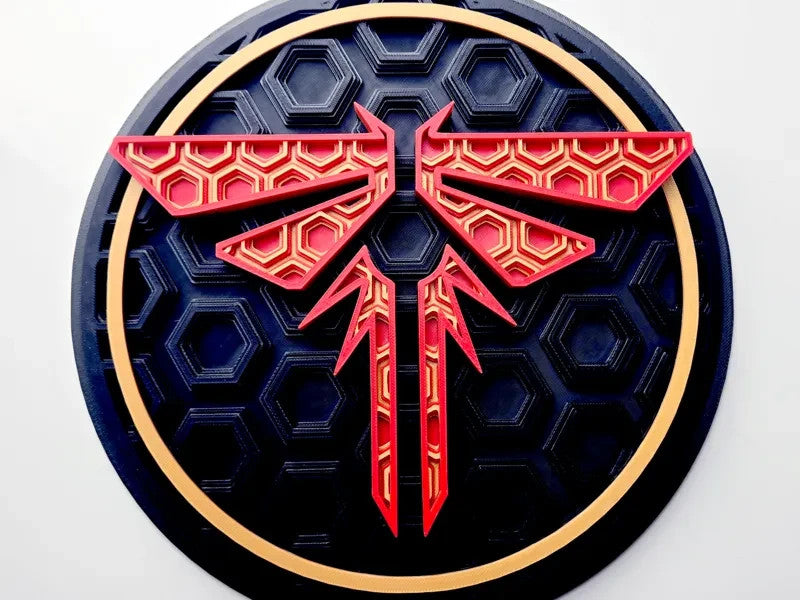 Last of US Fireflies Wall Art Or Display 3D printed Dimensional Mosaic