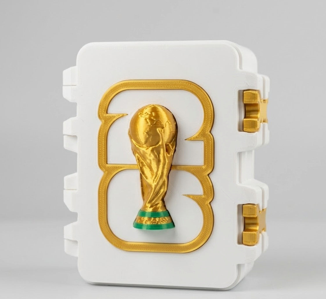 FIFA Soccer Sticker Organizer Panini Album Case Holds 250 Cards 3D Print
