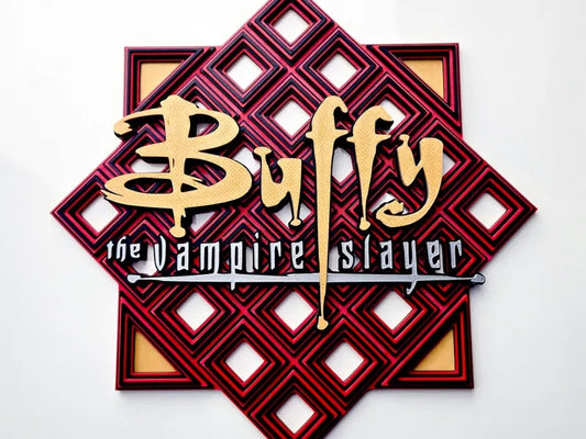 Buffy the Vampire Slayer Wall Art Or Display 3D printed Grid Mosaic