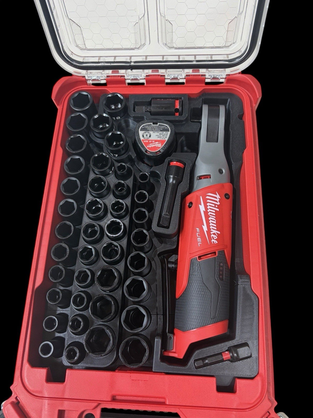 Milwaukee 3/8 SPEED Ratchet+ Socket Packout Insert