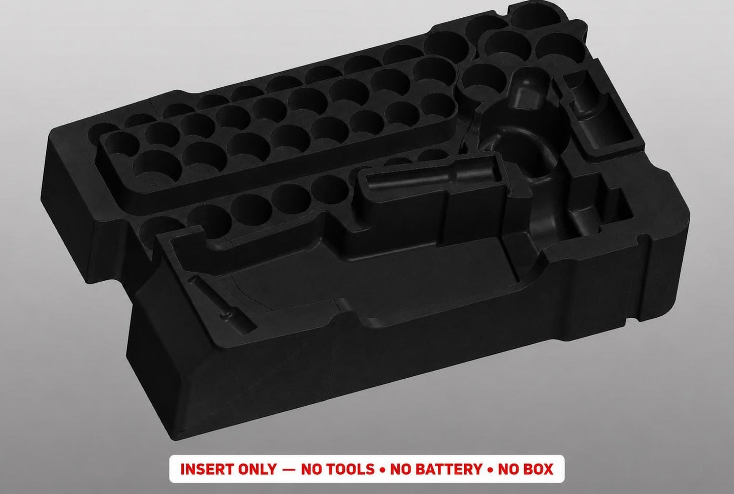 Milwaukee Packout Insert for M12 Fuel 3/8 in. High Speed Ratchet + 43pc Socket