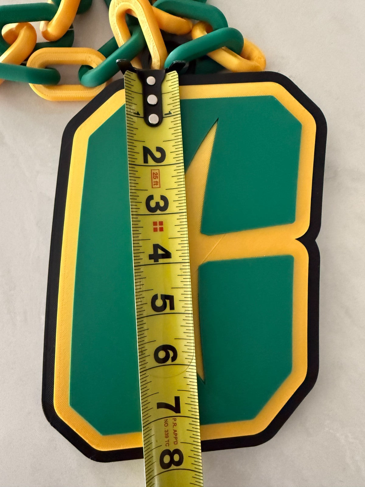 Charlotte 49ers Logo Necklace Oversized Turnover Chain HandMade 3D Printed