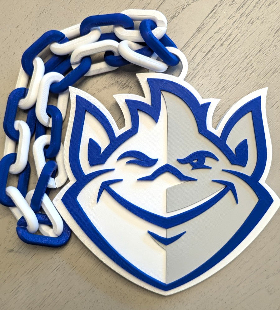 Saint St. Louis Billikens Over-Sized Necklace Logo Pendant Hype Chain